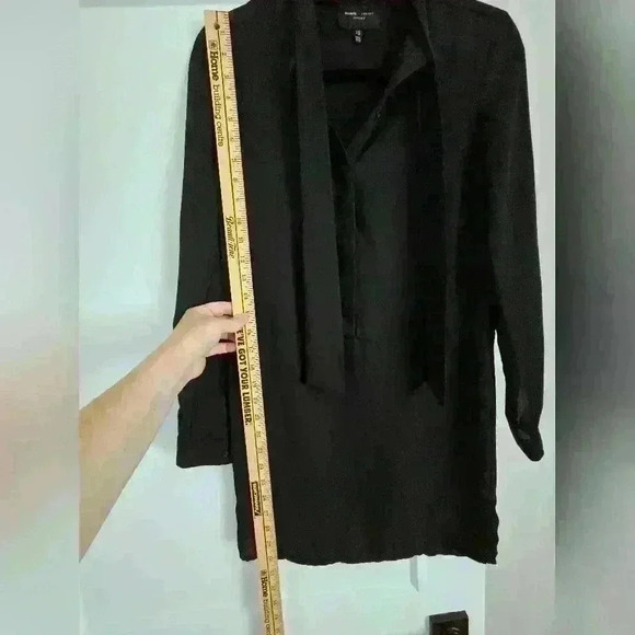 Romeo and Juliet Couture black xs shear shirt dress, Summer - Picture 12 of 13